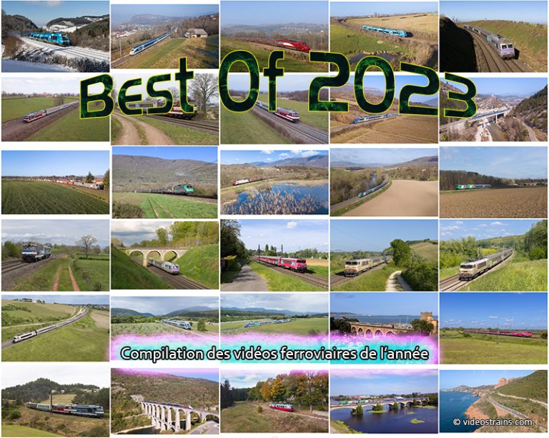 Best Of 2023 videos de trains